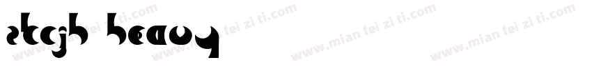 zkcjh heavy字体转换
